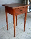 Walnut Hepplewhite stand with drawer