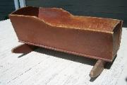 Red Painted Virginia Cradle